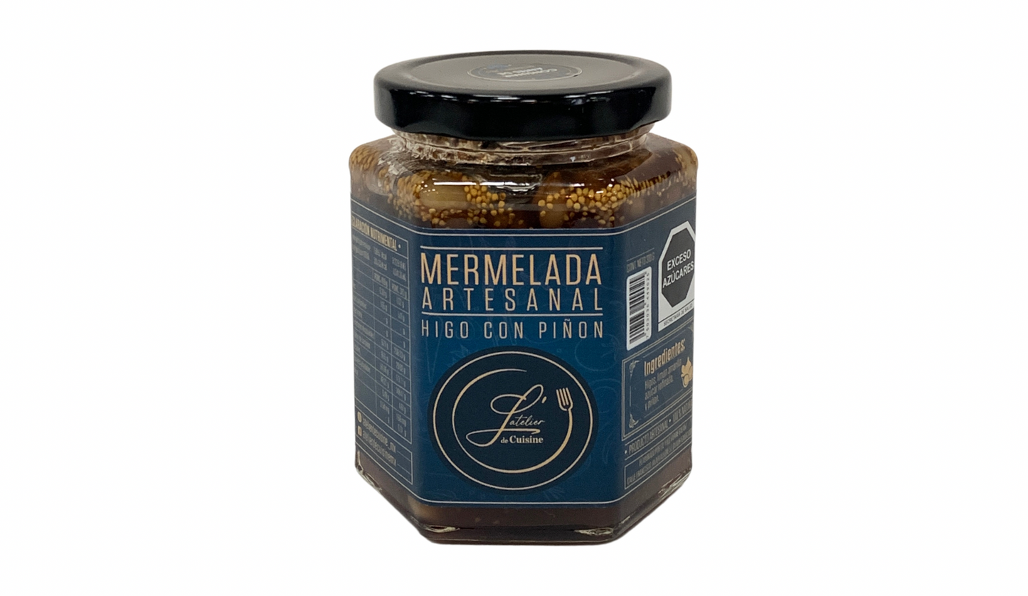 Mermelada higos y piñones