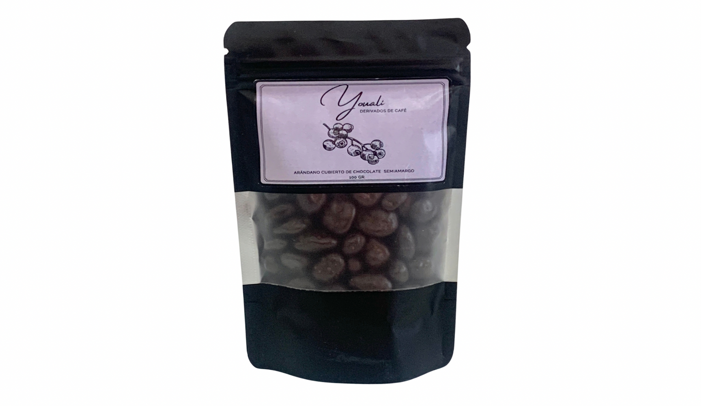 Arándanos con chocolate