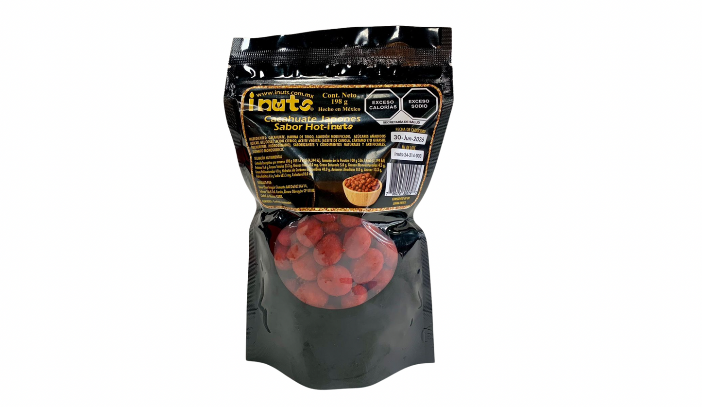 Cacahuate Japones hot inuts