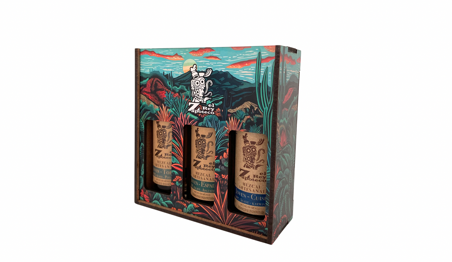 Kit de mezcales - Rey Zapoteco