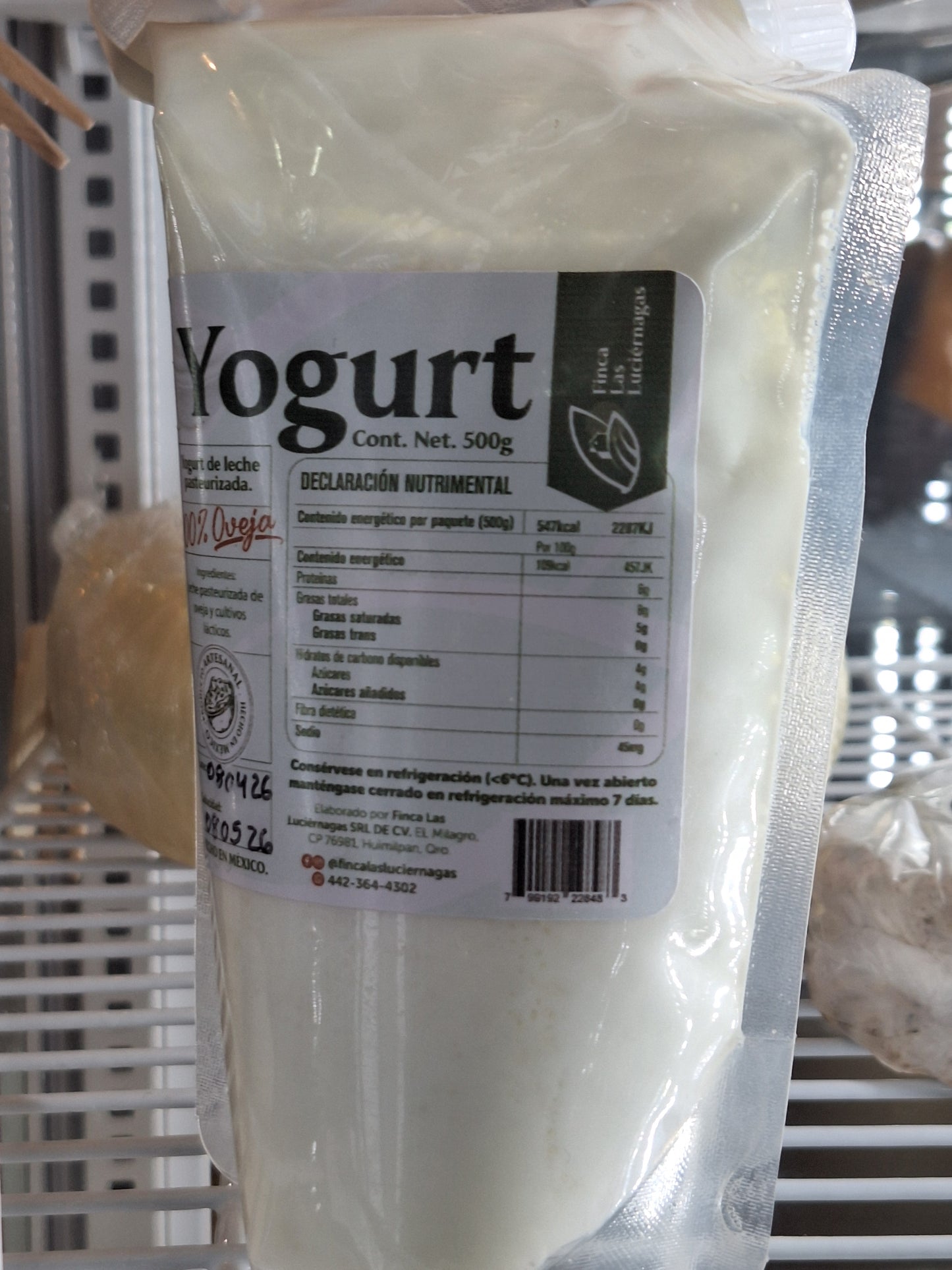 Yogurt Finca Las Luciernagas