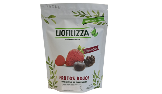 Frutos rojos liofilizados